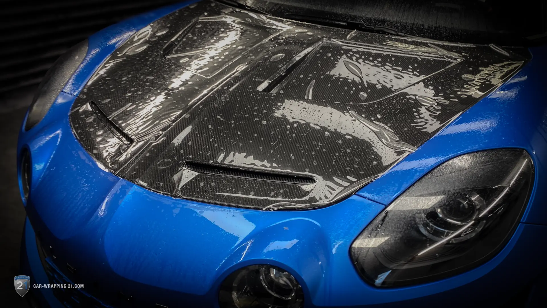 Lackschutzfolie Folie 3M Matt Stealth Alpine A110 Blau