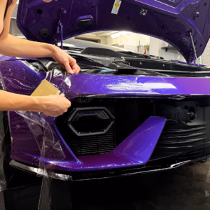 Lamborghini Temerario Frontpartie mit extrem widerstandsfähiger Steinschlagschutzfolie.